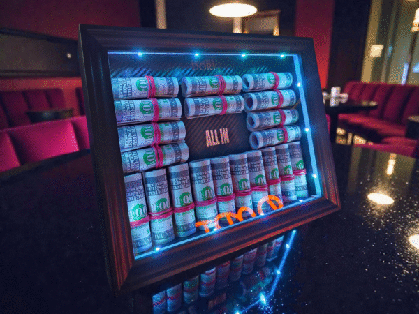 Paveikslas su doleriais