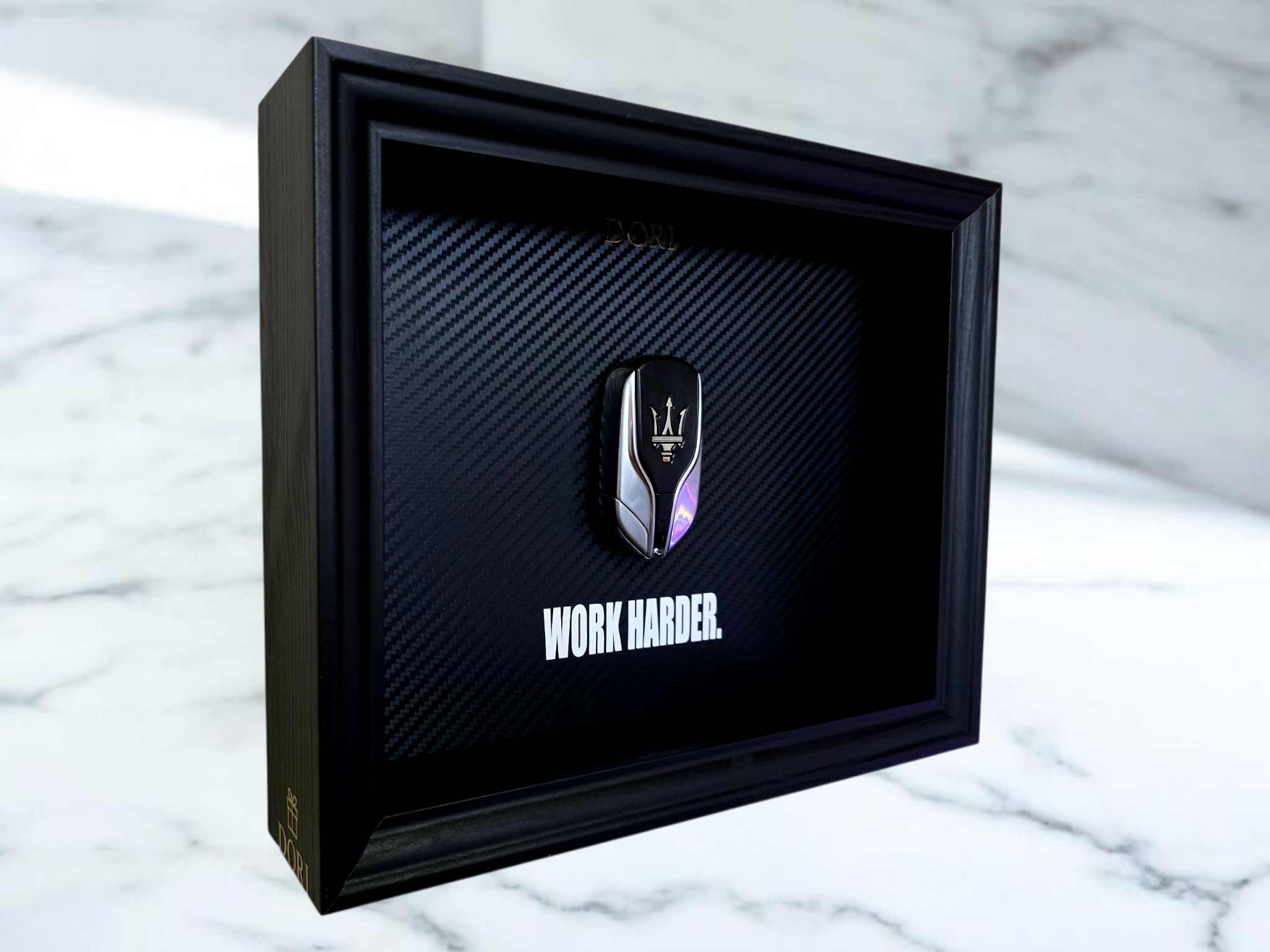 Maserati rakto paveikslas WORK HARDER – DORI motyvacinis paveikslas